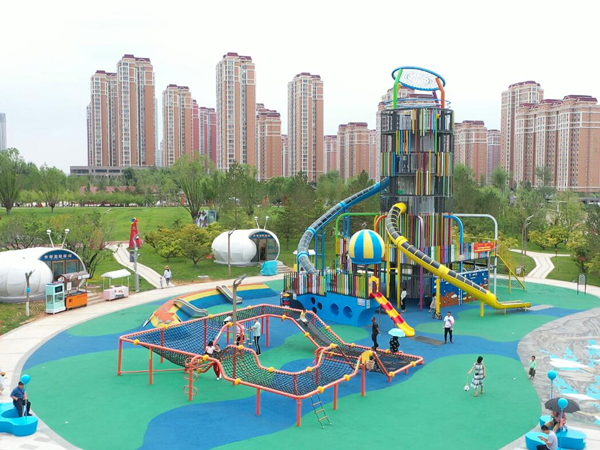 邯郸体育公园建设完成！